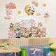 thumbnail image 4 of 1 pegatina de pared de animales, decoración de pared, elefante, león, oso Panda, cebra, tigre, Koala, pegatinas de pared para baño, sala de estar, cocina, 4 of 5
