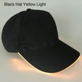 thumbnail image 3 of Ludlz Led Baseball Hat Luminous Cap Fashion Unisex Solid Color Christmas Party Peaked Adjustable Sports Travel Glow Caps Sun at Night Stage, 3 of 6