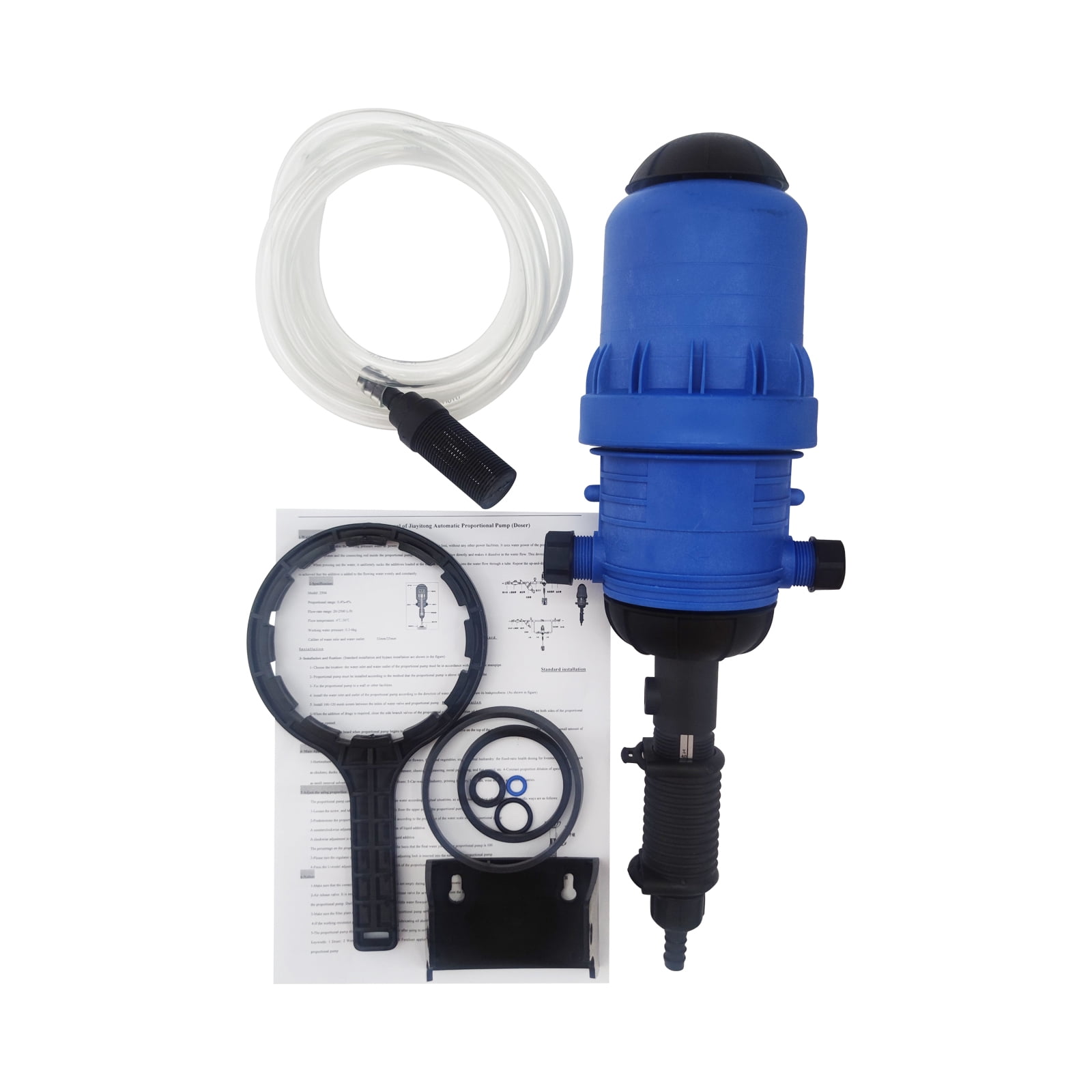 INTBUYING Chemilizer Fertilizer Injector Proportioner Water Powered Chemical Liquid Doser Dispenser Drip Irrigation Injector Dosing Pump