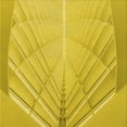 thumbnail image 1 of Ahgly Company Machine Washable Indoor Square Transitional Golden Yellow Area Rugs, 8' Square, 1 of 7