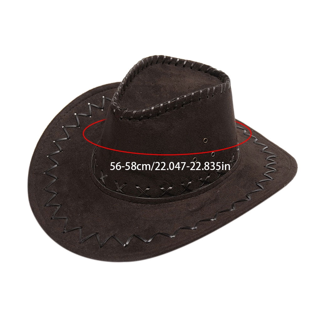 Spring Summer Hat Boys Girls Jazz Cap Wide Brim Cowboy Hat Vintage - Main Image