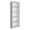 White, variant on Home 4 Shelves Bookcase with Multi-Tiered Storage Matt Gray / White