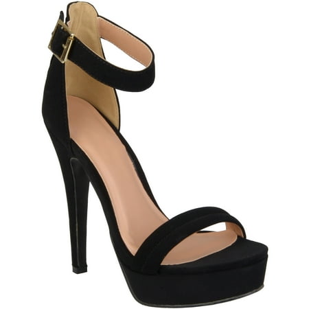 wide width platform stilettos