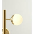 thumbnail image 3 of Bethel International Table Lamp Brass Metal & Glass, 3 of 5
