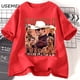 thumbnail image 3 of If You Feel It Chase It para hombre y mujer, Camiseta estampada de manga corta de algodón, ropa de calle de moda de los 90, 3 of 5