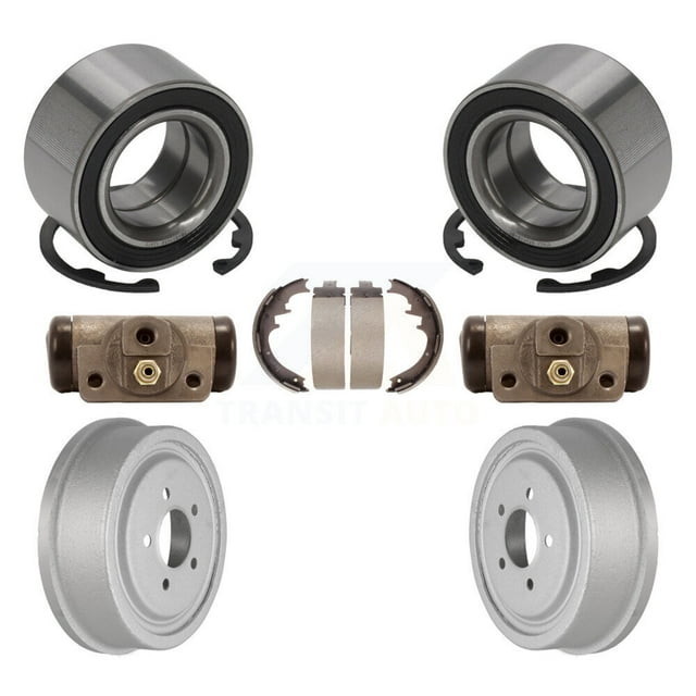 Transit Auto Ensemble de Cylindres de Roue Arrière et de Roulement de Tambour Enduit et de Sabots pour Voiture 1998-2002 Ford Ranger EV avec Diamètre de 10 Pouces K7D-101239