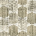 thumbnail image 2 of Sweet Home Collection Monaco Geometric Pattern 6-Piece Bed Sheet Set - Taupe, Queen, 2 of 2
