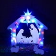 thumbnail image 5 of Large Outdoor Nativity Scene Set Waterproof PVC Holy Family Yard Sign Easter Lawn Display for Front Yard Church, 5 of 5