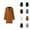 Coffee, variant on Women's Raincoats Outdoor Waterproof Windproof Long Sleeve Zipper Hooded Rain Coat with Pockets Rain Jacket Women