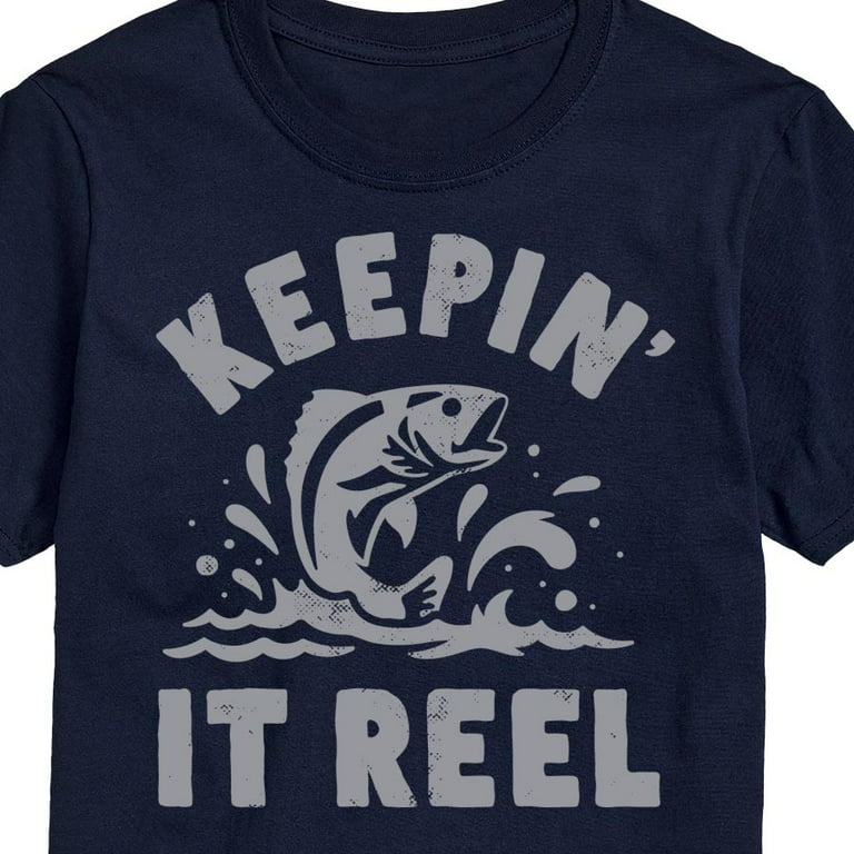 Instant Message - Keeping It Reel - Fishing, Hunting, Camping - Men's Short  Sleeve Graphic T-Shirt