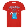 thumbnail image 4 of WMQPNNS Boys Summer Tops Fashion Short Sleeve Tops Kids Casual Tops Size 12-14 Crew Neck Cotton Tee Shirt Printed Basic Tops Shirts Cartton Printed Tops(Size 8-9 Years, Red-A), 4 of 4
