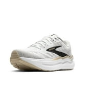 Brooks Men’s Ghost Max 2 Neutral Running & Walking Shoe - White/Pelican/Oyster - 8 Medium