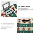 thumbnail image 3 of Yiaed Christmas Snowflakes Plaid Print Travel Luggage Cover Suitcase Protector Covers Elastic Luggage Anti-scratch(No luggage included）-X-Large, 3 of 7