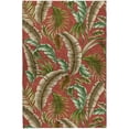 thumbnail image 2 of Addison Rugs Dream Shag Premium Machine Washable Transitional Leaves Spice Rectangle Rug, 5' x 7'6", 2 of 8
