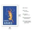 thumbnail image 2 of Araks Egyptian-Style Cigarettes - Vintage Advertising Poster by Leonetto Cappiello c.1925 - Fine Art Matte Paper Print (Unframed) 18x24in, 2 of 4