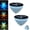 2Pcs, variant on Solar Floating Pool Light with Fish Projection, Color Changing Waterproof Pool Lights for Outdoor Pools with Solar Charging for Pond, Hot Tub, Garden & Pool Party Decor (1Pcs)