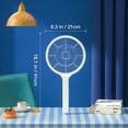 thumbnail image 2 of ACDANC 2026 New Electric Fly Swatter Racket 2 Pack,2 in 1 Bug Zapper with Auger Usb Rechargeable Base,Indoor Outdoor Mosquito Killer with 3-Layer Safety Mesh for Pest Insect Control & Flying Trap, 2 of 6