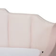 thumbnail image 3 of Baxton Studio Lennon Modern Engineered Wood with Trundle Daybed, Queen, Pink, 3 of 11