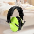 thumbnail image 1 of Orejeras de protección auditiva Auriculares para bateristas Plegables de moda Auriculares portátiles de protección acústica para la construcción verde, 1 of 8