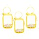thumbnail image 4 of Bolsa de exhibición de figura transparente Vitrina de mini figura, bolsa de muñeca pequeña, bolsa de muñeca pequeña de PVC con cierre de cremallera Cuadrado Amarillo, 4 of 10