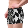 thumbnail image 3 of Kdxio Men's Boxer Briefs with 3D Vortex Illusion Print - Comfortable and Breathable Underwear for Everyday Wear, 3 of 7