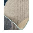 thumbnail image 6 of Unique Loom Chromatic Collection Area Rug - Seaside (8' Round Navy Blue/Beige), 6 of 7