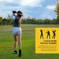 thumbnail image 2 of Golf Rope Swing Trainer, Professional Golf Swing Rope Training Aid to Improve Speed, Tempo, Rhythm, Flexibility and Strength, Golf Warm-Up Practice Equipment for Golfers of All Levels（black）, 2 of 5
