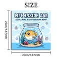 thumbnail image 4 of VOKY Cozy Marine Life Illustrations, Single-Sided Art Pages for Markers & Colored Pencils, Creative Sketch Book Style Activity, 4 of 8