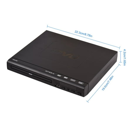 DVD Player, Digital DVD Disc Player with Remote Control, AV Output for Home Entertainment