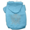 thumbnail image 6 of Pet Dog  Cat Hoodie Rhinestone, "Fleur De Lis Shield", 6 of 6