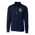 thumbnail image 2 of Men's-Cutter & Buck  Navy Nashville SC Traverse Stretch Eco Quarter-Zip Pullover Top, 2 of 3