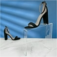 thumbnail image 2 of Plymor Clear Acrylic Elevated Heel Shoe Display Riser, 3" W x 9" D x 9" H (6 Pack), 2 of 2