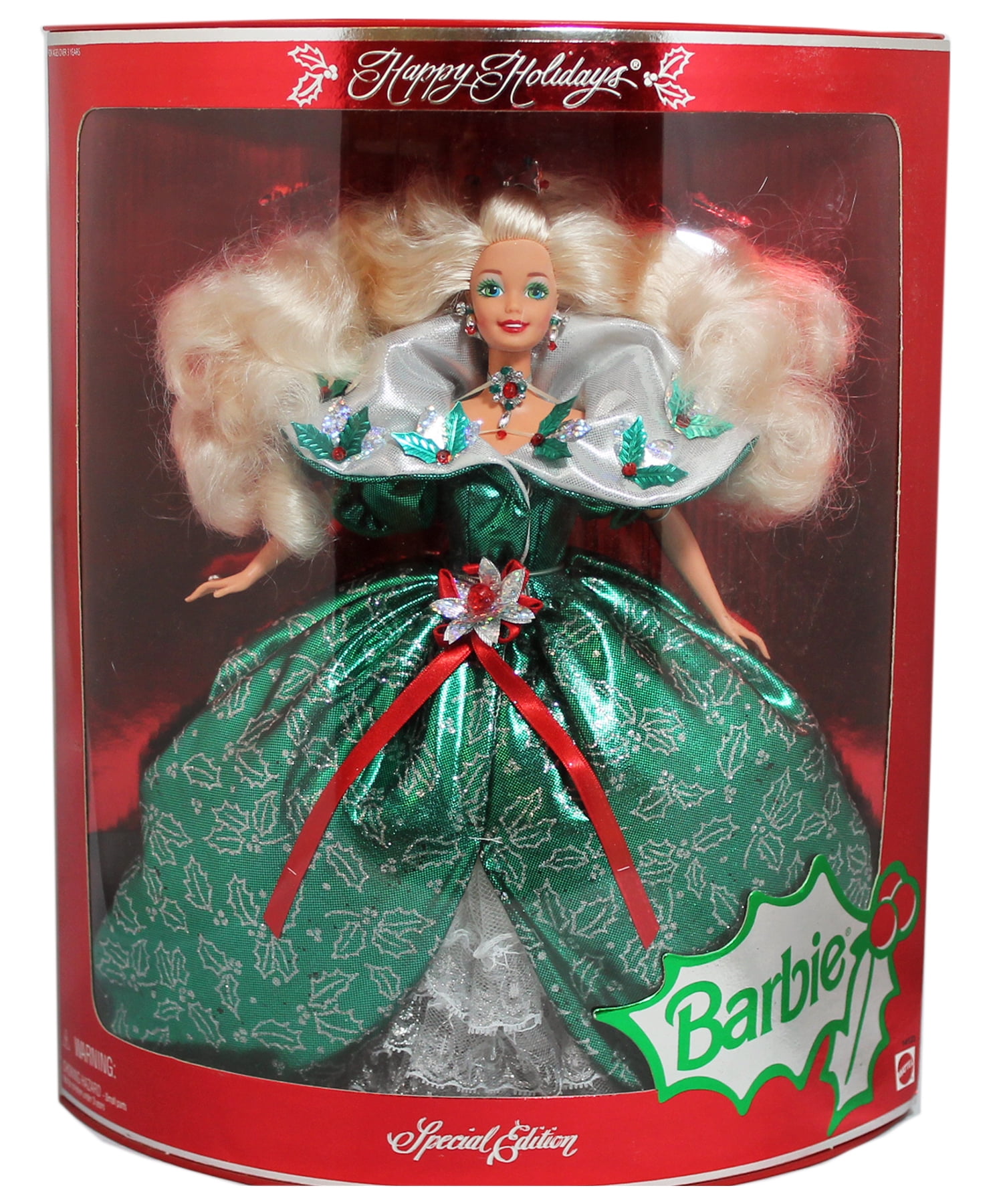 Verlichting erven daarna 1995 Happy Holidays Barbie - 14123 - Walmart.com