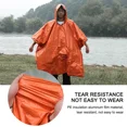 thumbnail image 1 of Reflective Waterproof Emergency Raincoat Poncho for Outdoor Survival Camping, 1 of 5