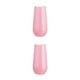 thumbnail image 2 of Advancent Copas de cóctel de doble capa para mantener el calor, estructura firme sin costuras, flauta de champán, vaso de vino de regalo dulce Rosado arpox.180ml 2piezas Advancent CBP277501, 2 of 5