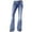 Blue, variant on Women Stretch Low Waisted Bell Bottom Regular Fit Bootcut Skinny Jeans