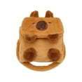 thumbnail image 2 of Mochila de felpa,Mochila linda y divertida de carpincho Mochila linda de dibujos animados,Bolso bandolera Carpincho Mochila de felpa Bolsa de dulces,Mochila informal Mochilas Bolso de felpa, 2 of 9