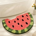 thumbnail image 4 of Alfombra de baño de sandía, alfombra de fruta antideslizante bonita, alfombra de cocina, decoración de baño de sandía, alfombra divertida para niños, alfombra lavable a máquina, 4 of 5