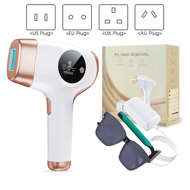 Depiladora láser IPL de 999.900 Flashes, 9 niveles, pantalla LCD, modo HR/SC/RA, Afeitadora eléctrica para mujer, cuerpo, Bikini