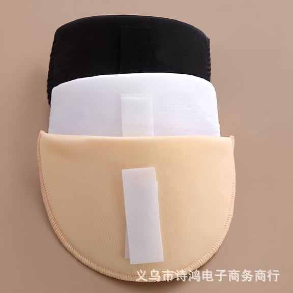 TELOLY 3 Pairs Sponge Shoulder Pads Invisible Shoulder Enhancer Women Clothing Nonslip Shoulder Pads for Shirt Suit Coat Dress