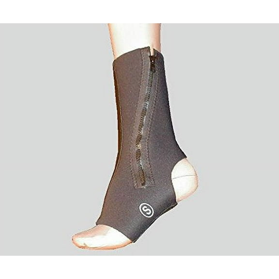 Neoprene Slip-On Ankle Support with Zipper (Small)