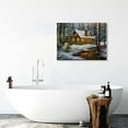 thumbnail image 5 of ONETECH  Winter Snow Home Lighted Canvas Wall Art Print With Timer | LED Canvas Wall Art Print Designs | Modern Artwork for Living Room Decor Gift 20x16inch, 5 of 6
