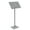 Silver, variant on Ring Binder Stand, Pedestal Sign Holder Freestanding Metal Menu Board Stand with 12.6*11-inch Sturdy Base Poster Stand Black