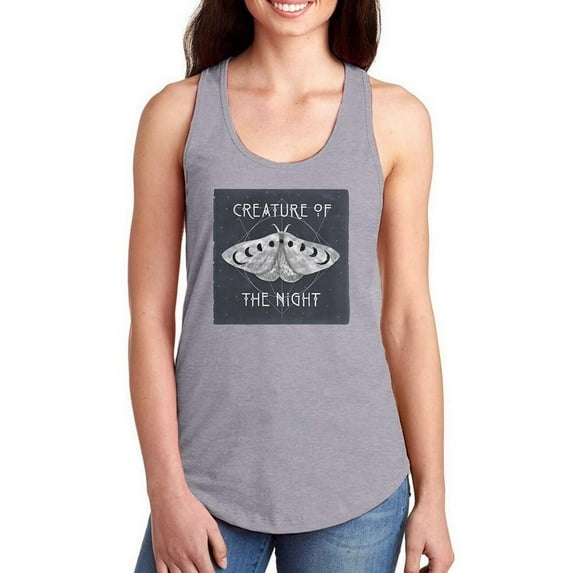Live By The Moon Ii. Racerback Tank Women -Victoria Borges Designs, Female Small