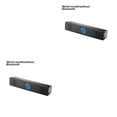thumbnail image 2 of Bearachild Altavoz compatible con Bluetooth, barra de bocina doble, Subwoofer, altavoz de mesa, barra de sonido de Audio de alto volumen para ordenador 350T 2piezas, 2 of 6