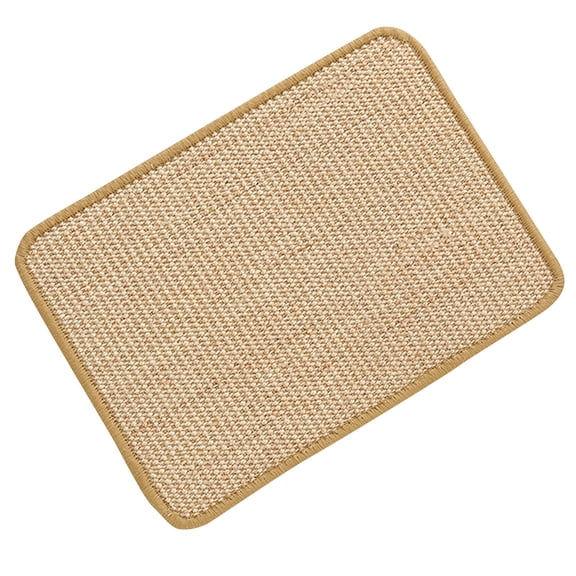 Sisal Cat Scratcher Mat - Scratching, Grooming, Sleeping, Floor & Table Leg Protection - For Cats, Kittens, Indoor Pet Use, 12X16 Inch (Approx.)