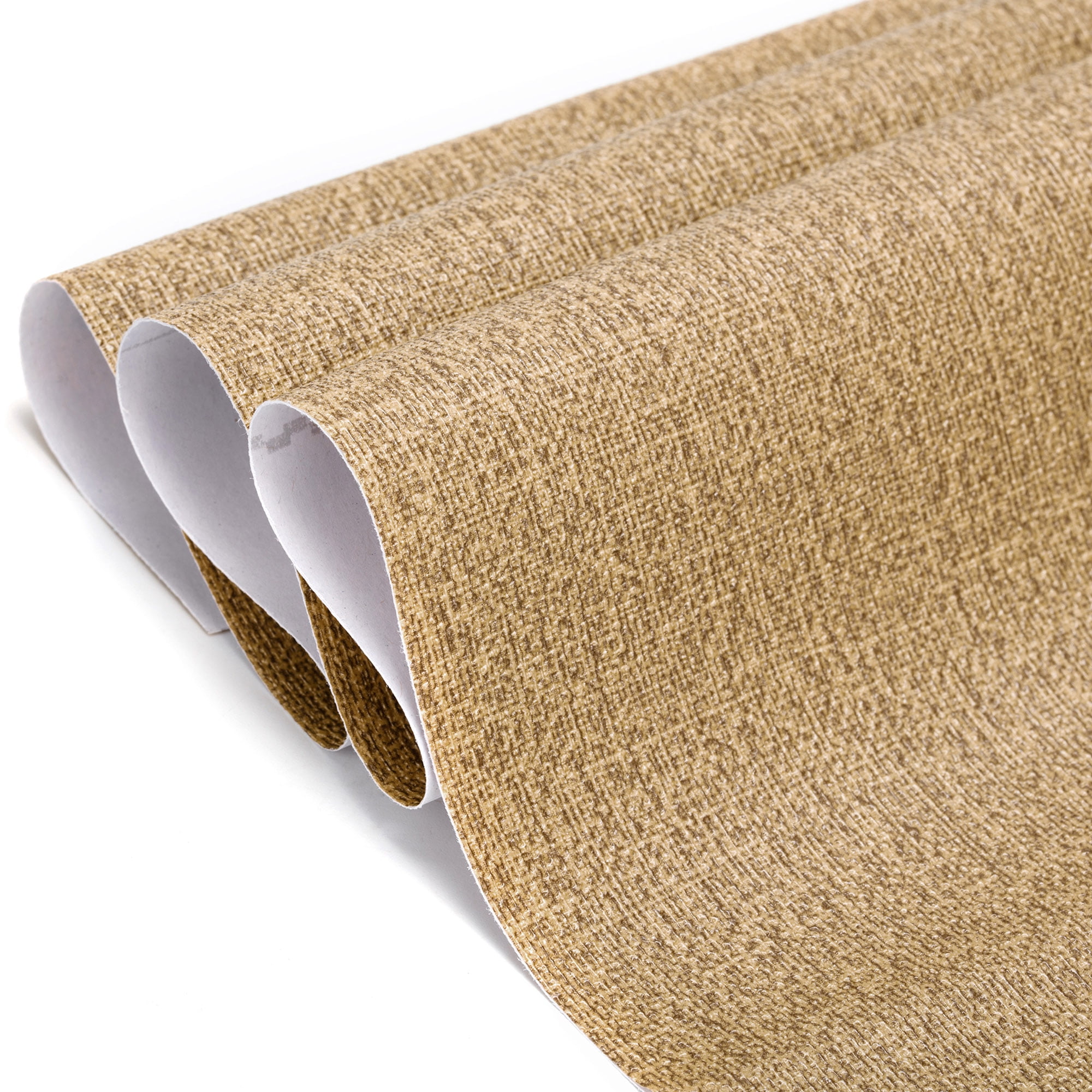 LELINTA 1M/ 5M Gold Linen Contact Paper Waterproof PVC Self-Adhesive