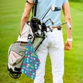 thumbnail image 5 of Pofeuu Color Dachshund Dog Print Premium Golf Towel with Carabiner Clip Absorbent Microfiber Waffle Pattern Golf Towel for Golf Bag Trolly Belt Loop, 5 of 8