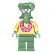 LEGO Spongebob Squarepants Squidward - Pink Lei Minifigure