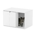 thumbnail image 5 of Furinno Peli Small Litter Box Enclosure, Solid White, 5 of 8